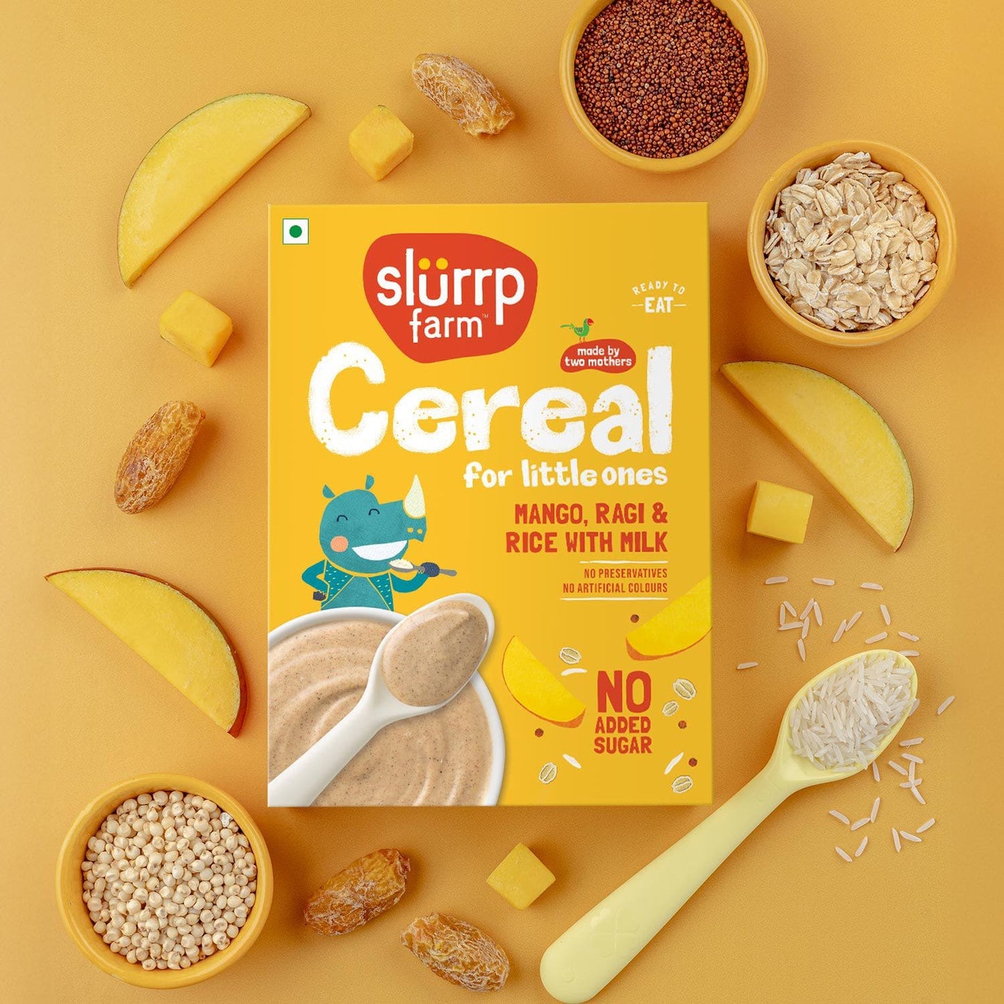 Mango Ragi & Rice Cereal – Trial 50g