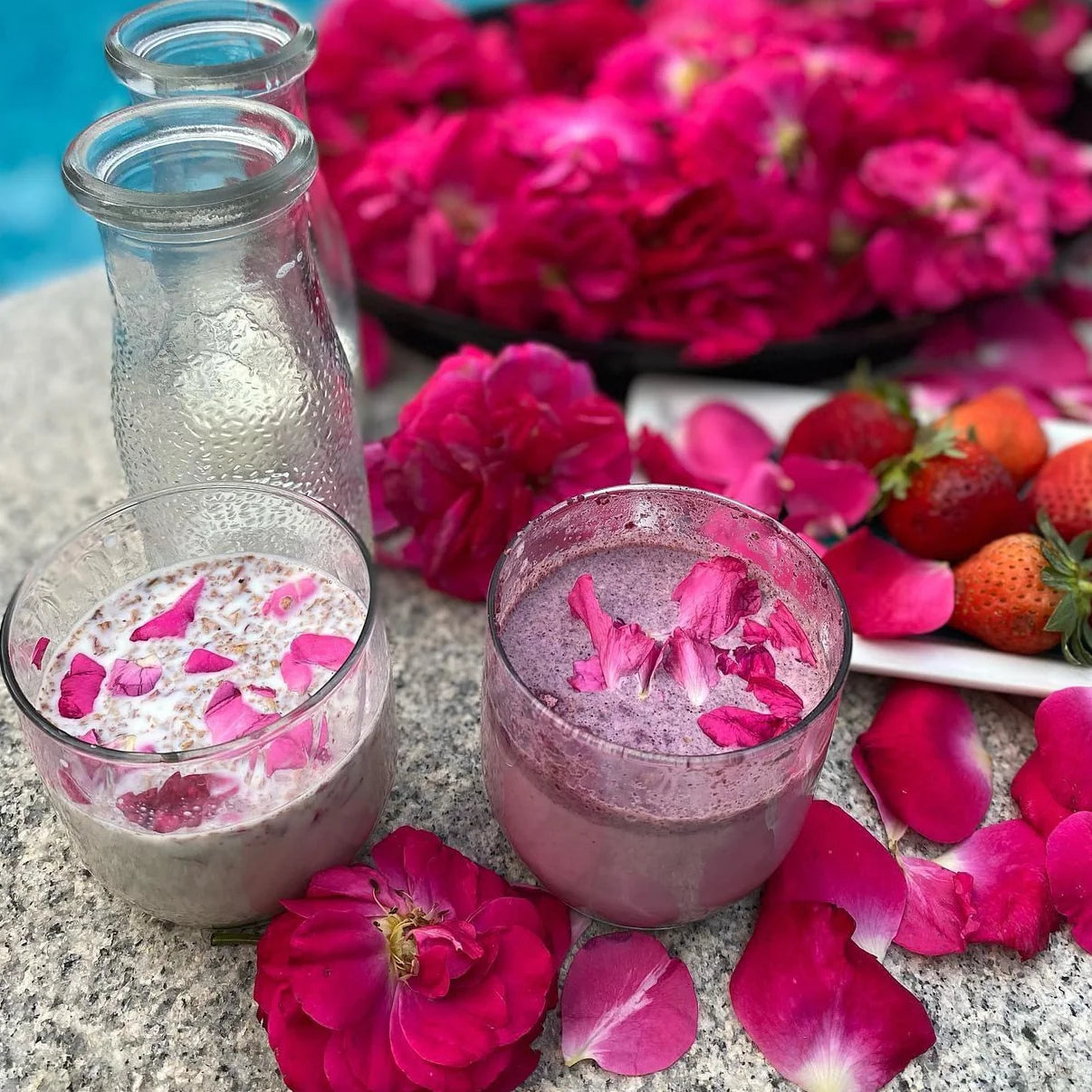 Pure Rose Milk Powder