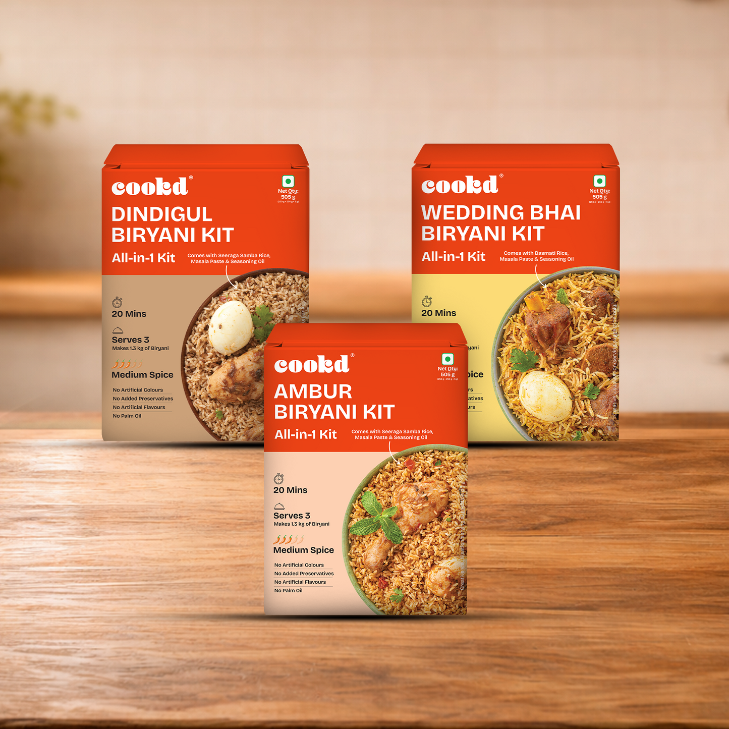 Biryanis of Tamilnadu – Without Rice Kit