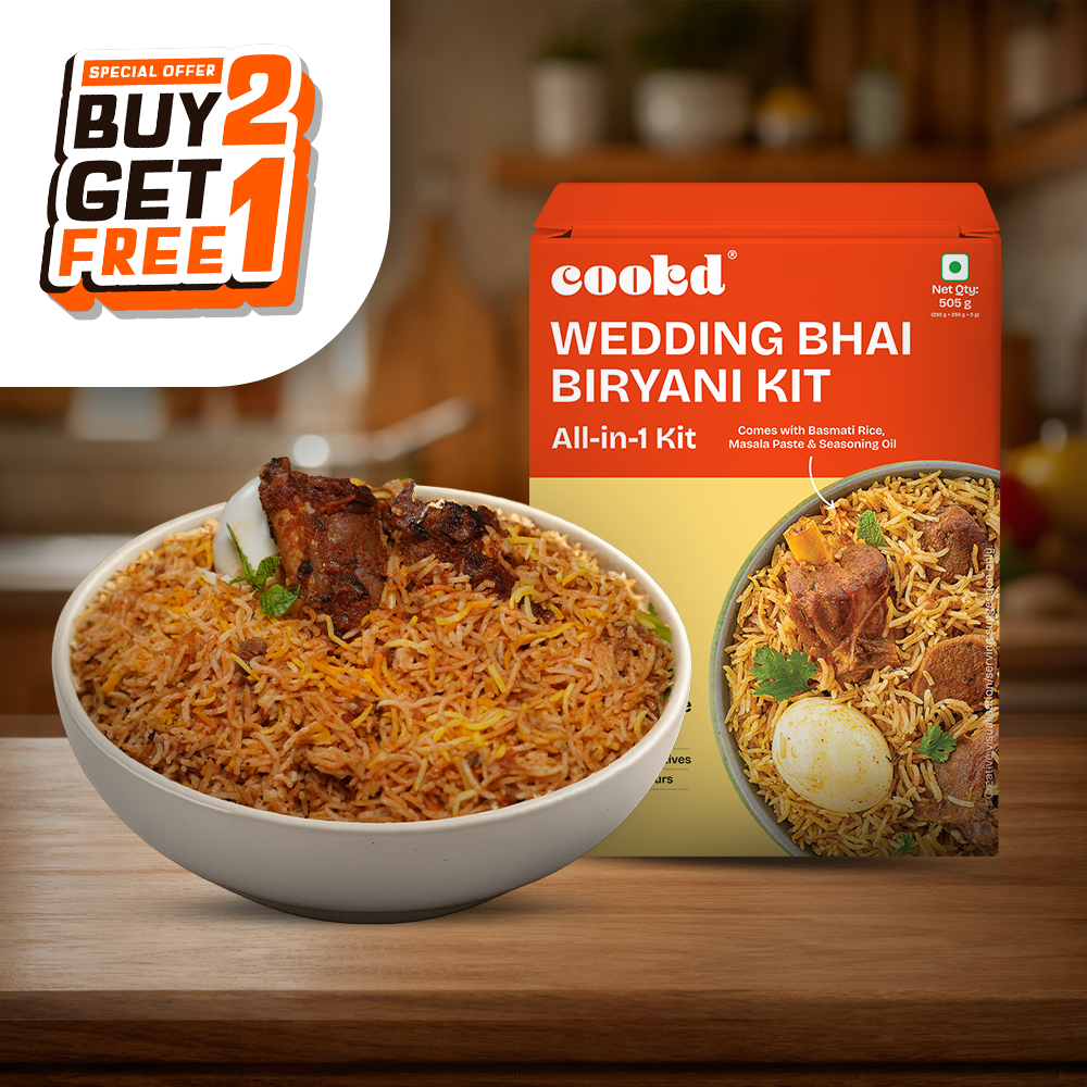 Wedding Bhai Biryani Kit – With Rice (Serves 3)