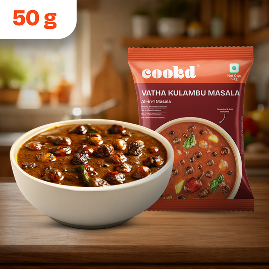 CookD Vatha Kulambu Masala 50g