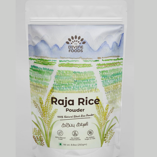 Raja’s Black Rice Porridge Mix – Karuppu Kavuni Kanji 250g