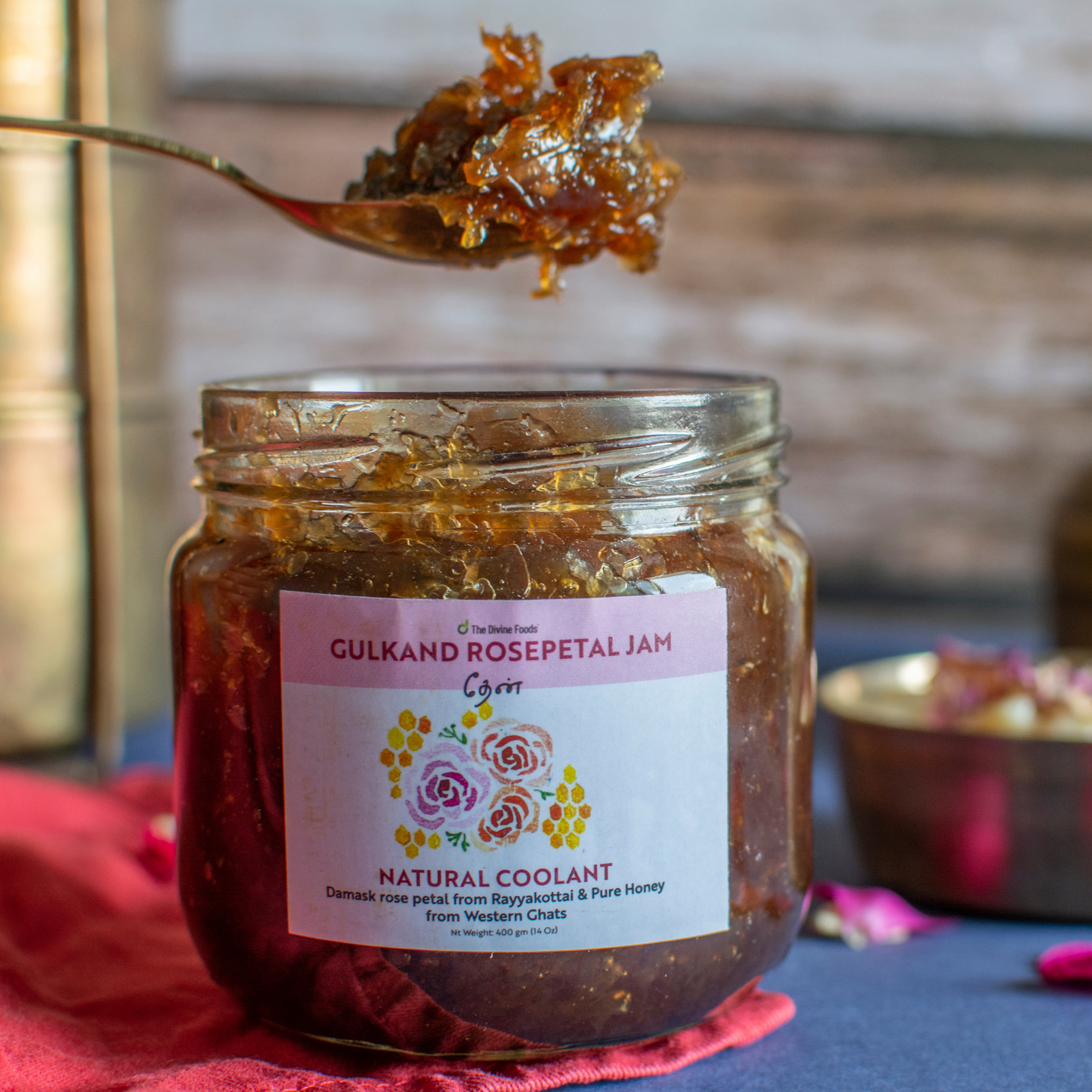 Rose Petal Jam – Gulkand | Indian Dessert Spread