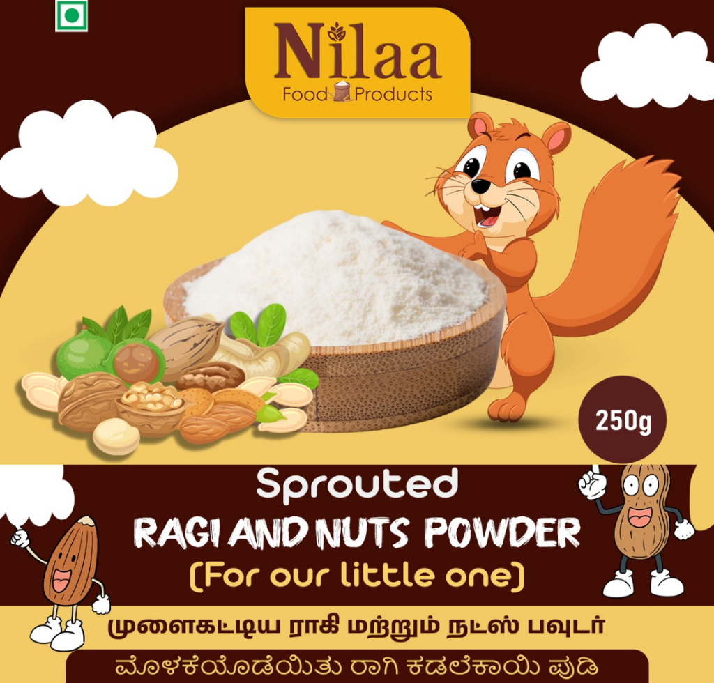 Sprouted Ragi & Nuts Powder