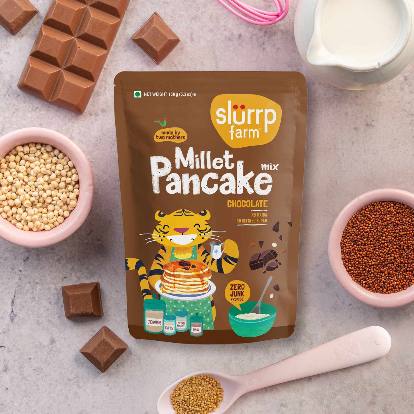 Chocolate Millet Pancake Mix