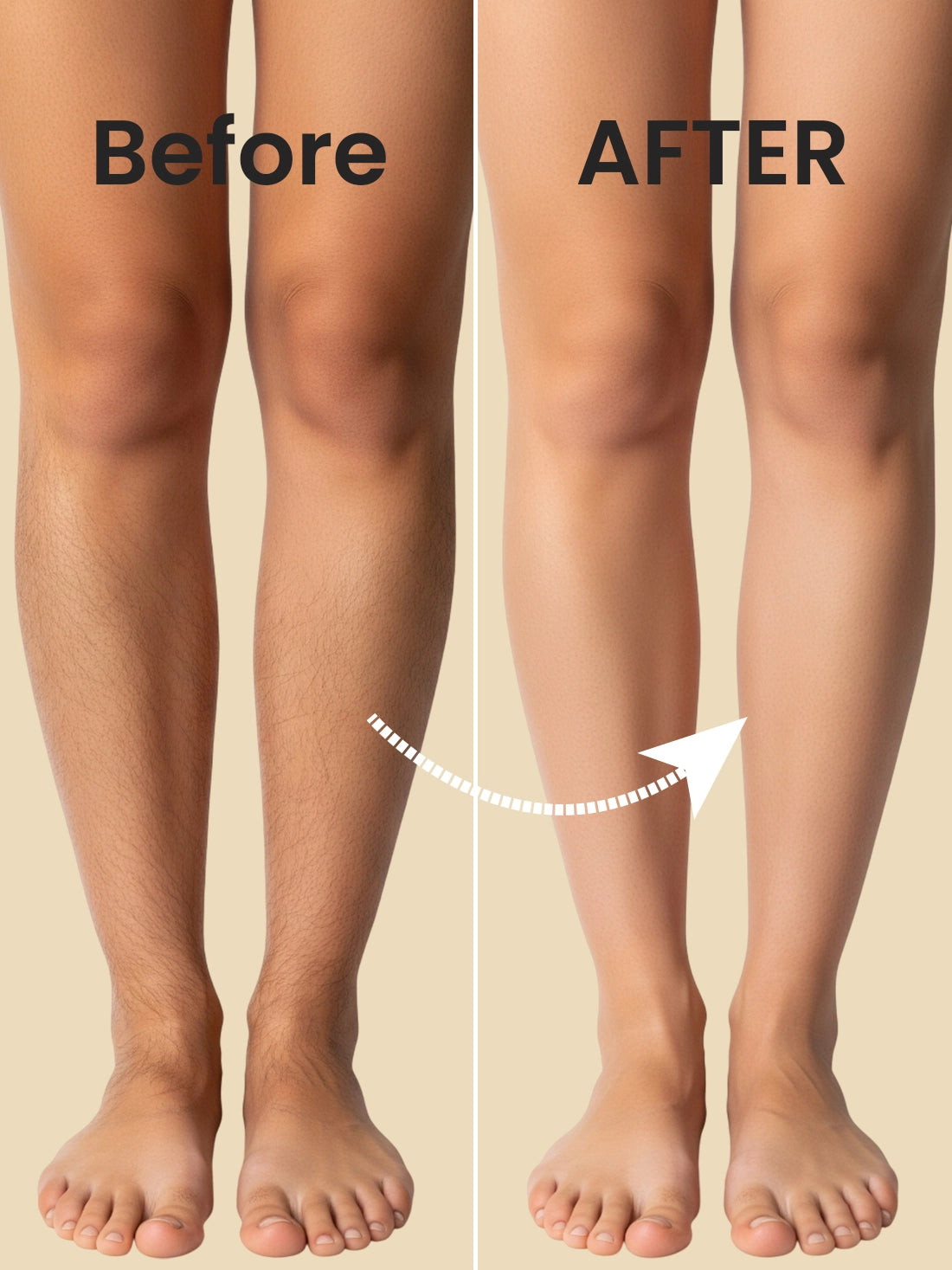 Chocolate hair removal powder - 10 minute full body wax