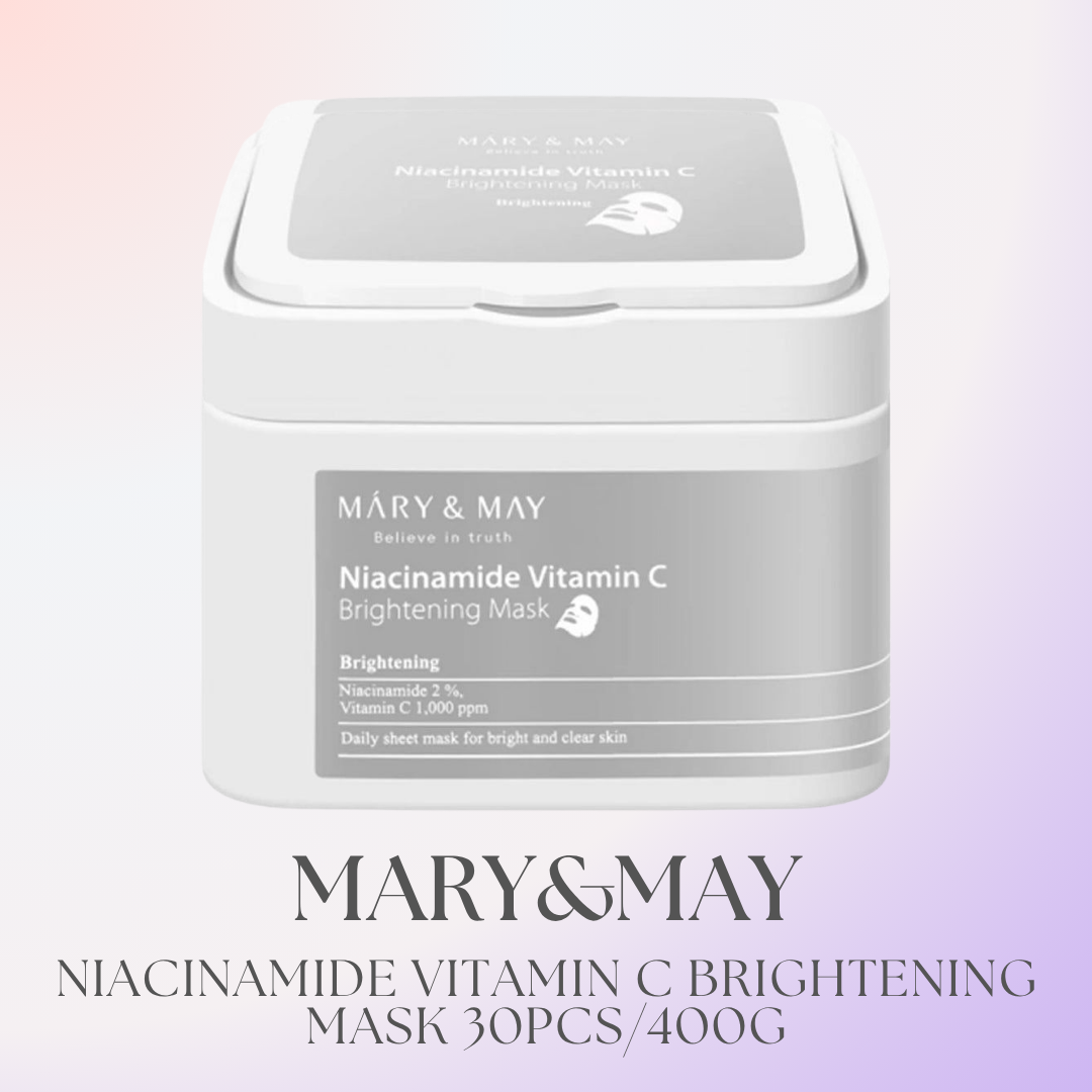 MARY & MAY – Niacinamide Vitamin C Brightening Mask [30pcs / 400g]