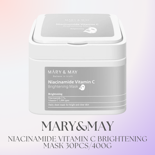 MARY & MAY – Niacinamide Vitamin C Brightening Mask [30pcs / 400g]