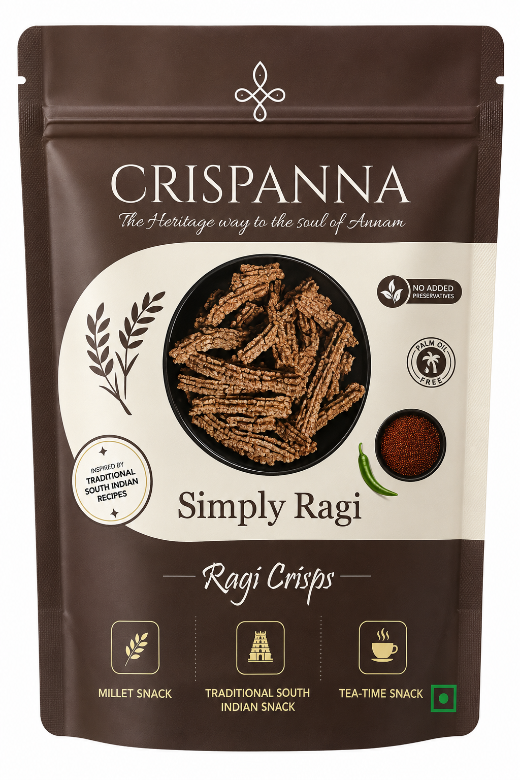 Crispanna Simply Ragi-Front Image