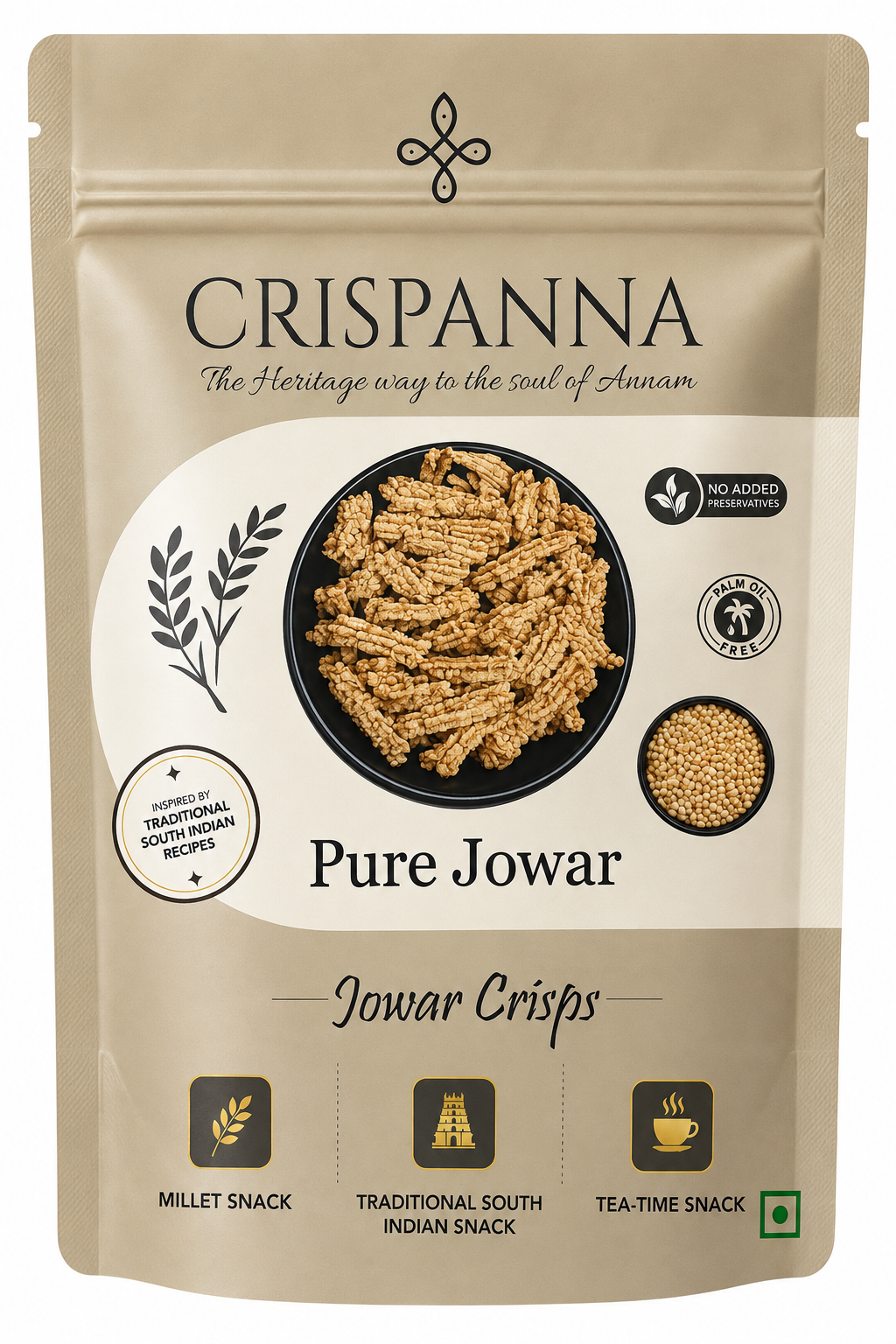Crispanna Pure Jowar-Front