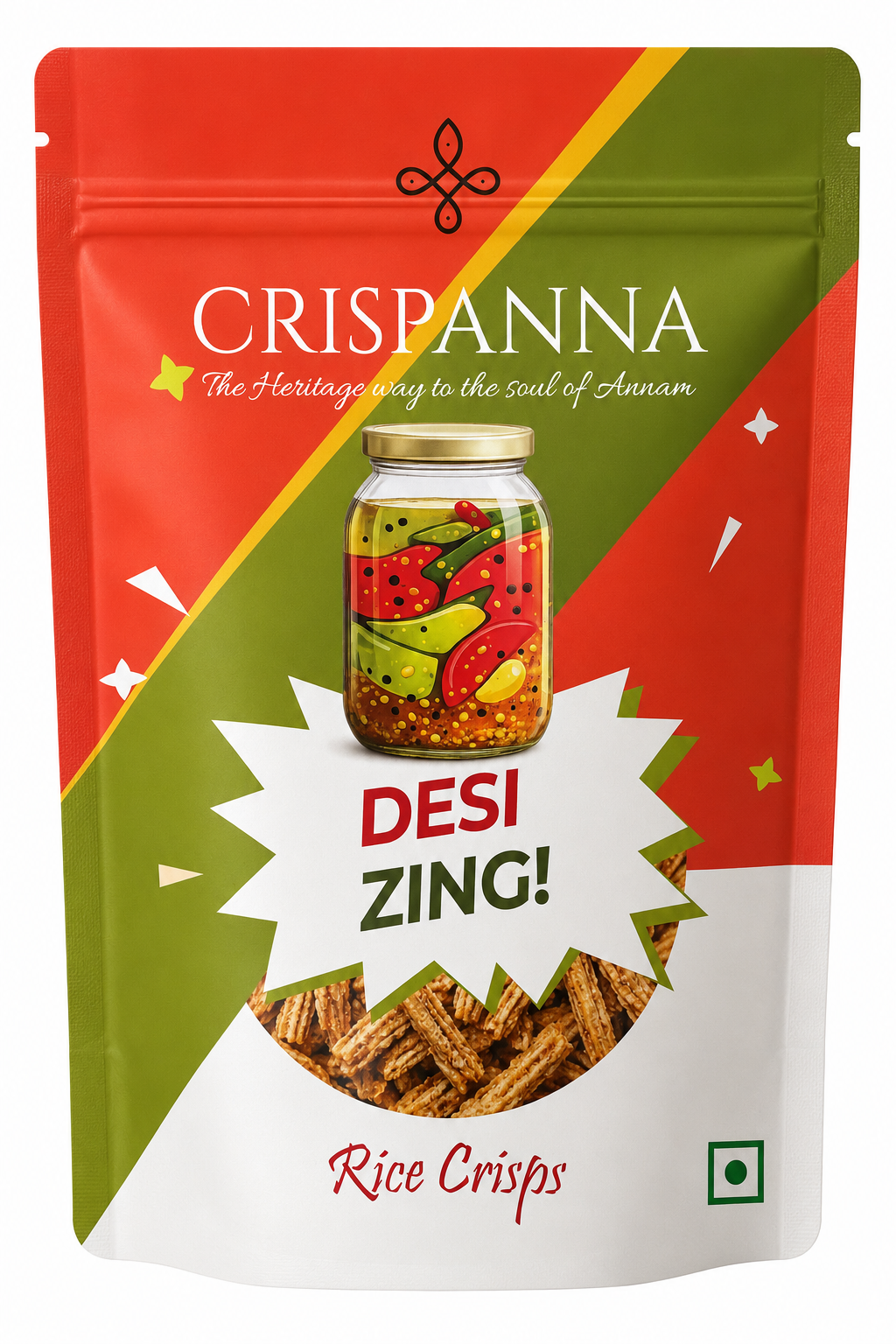 Crispanna Desi Zing packaging front