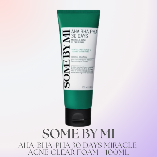 SOME BY MI – AHA·BHA·PHA 30 Days Miracle Acne Foam Cleanser