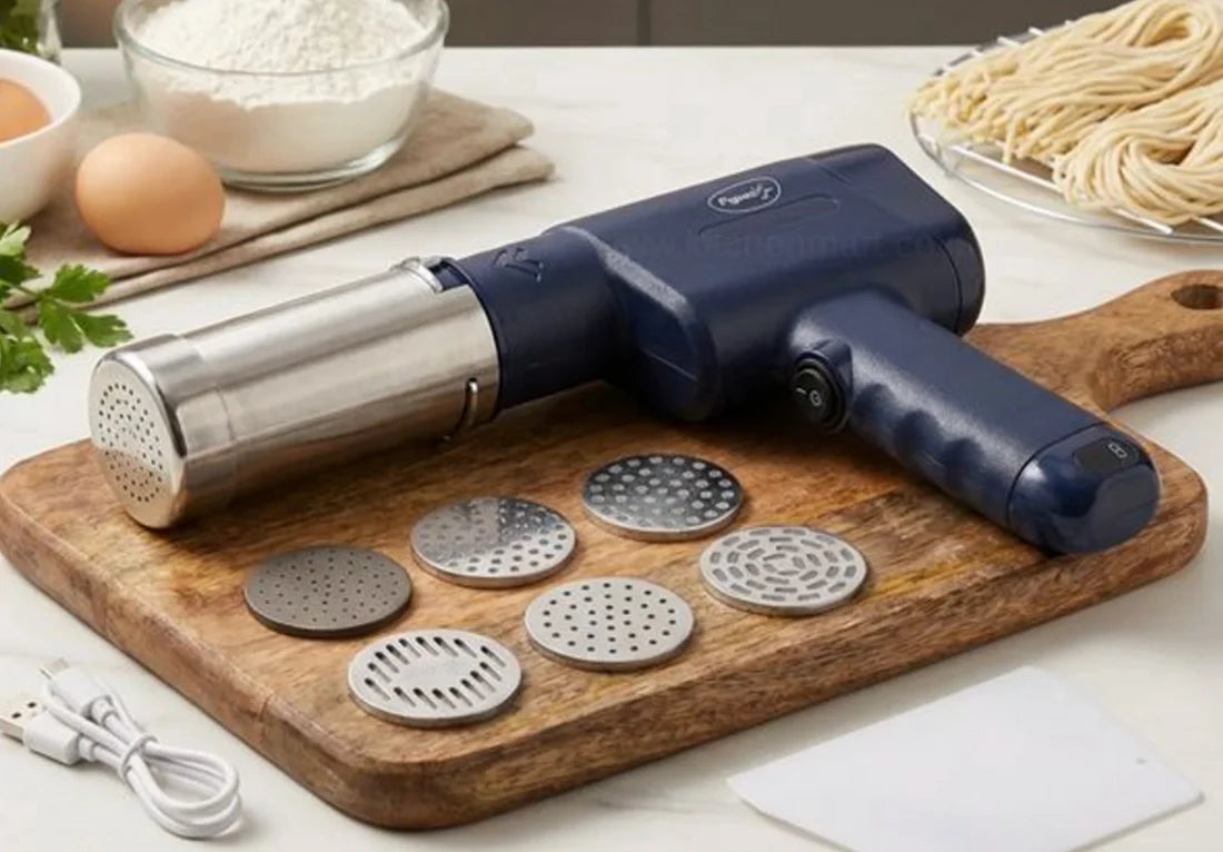 Pigeon Electric Rechargeable Idiyappam and Noodle Maker, Pasta Machine