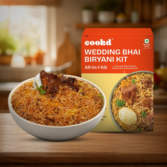 Wedding Bhai Biryani Kit – With Rice (Serves 3)