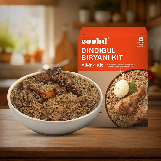 Dindigul Biryani Kit – With Rice (Serves 3)