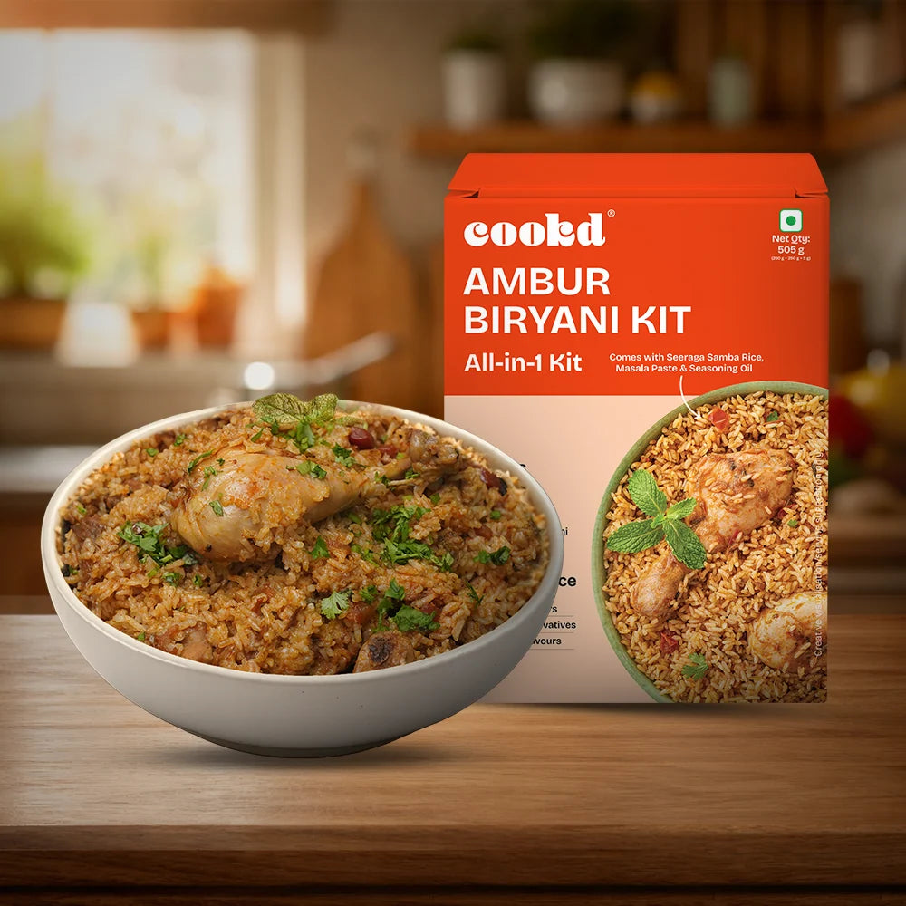Ambur Biryani Kit – With Rice (Serves 3)