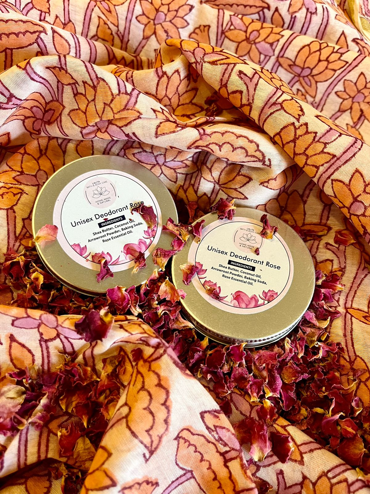 Natural Deodorant – Rose 60g