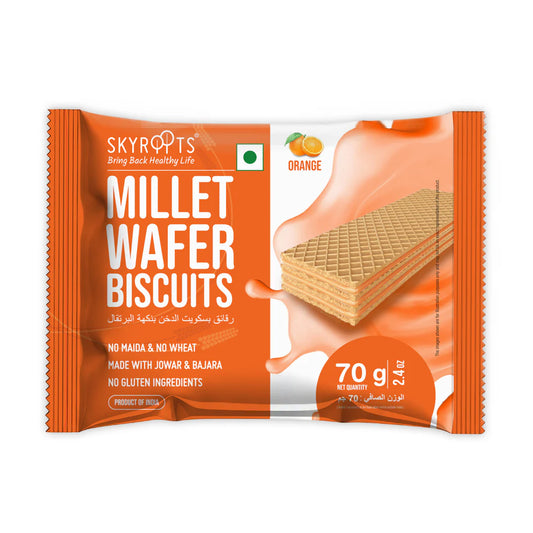 Millet Wafer Biscuits Orange 70g