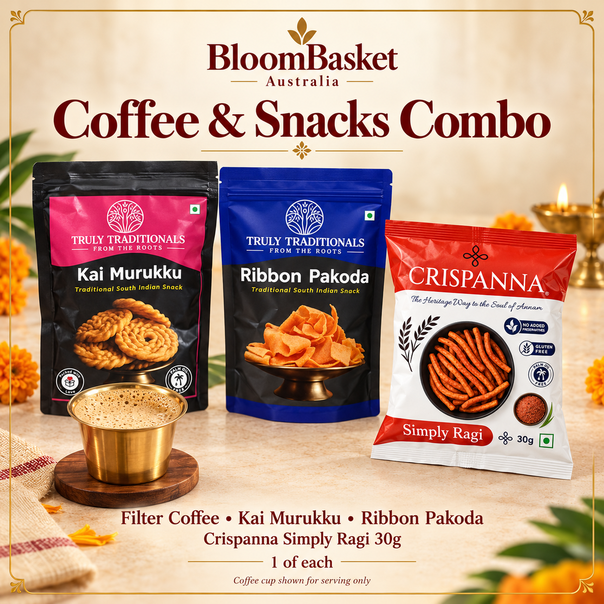 Coffee & Snacks Combo - included products