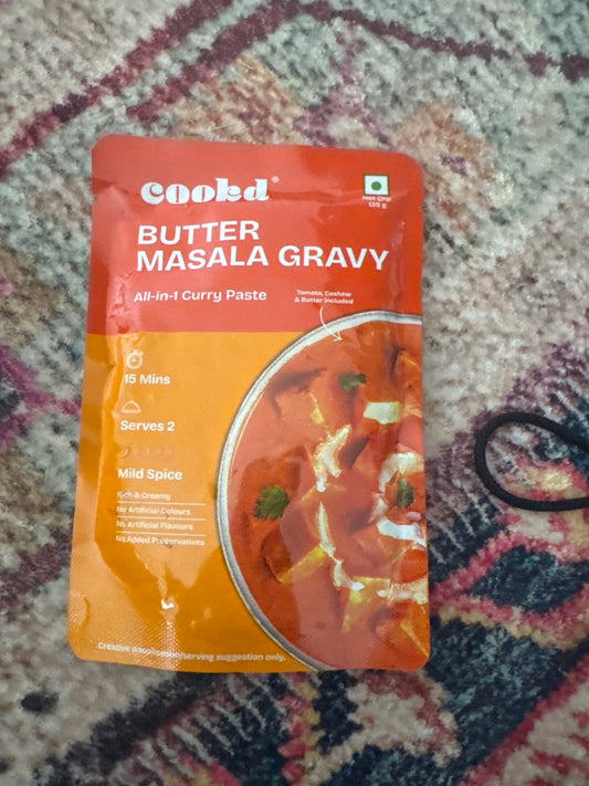 CookD Butter Masala Gravy 125g