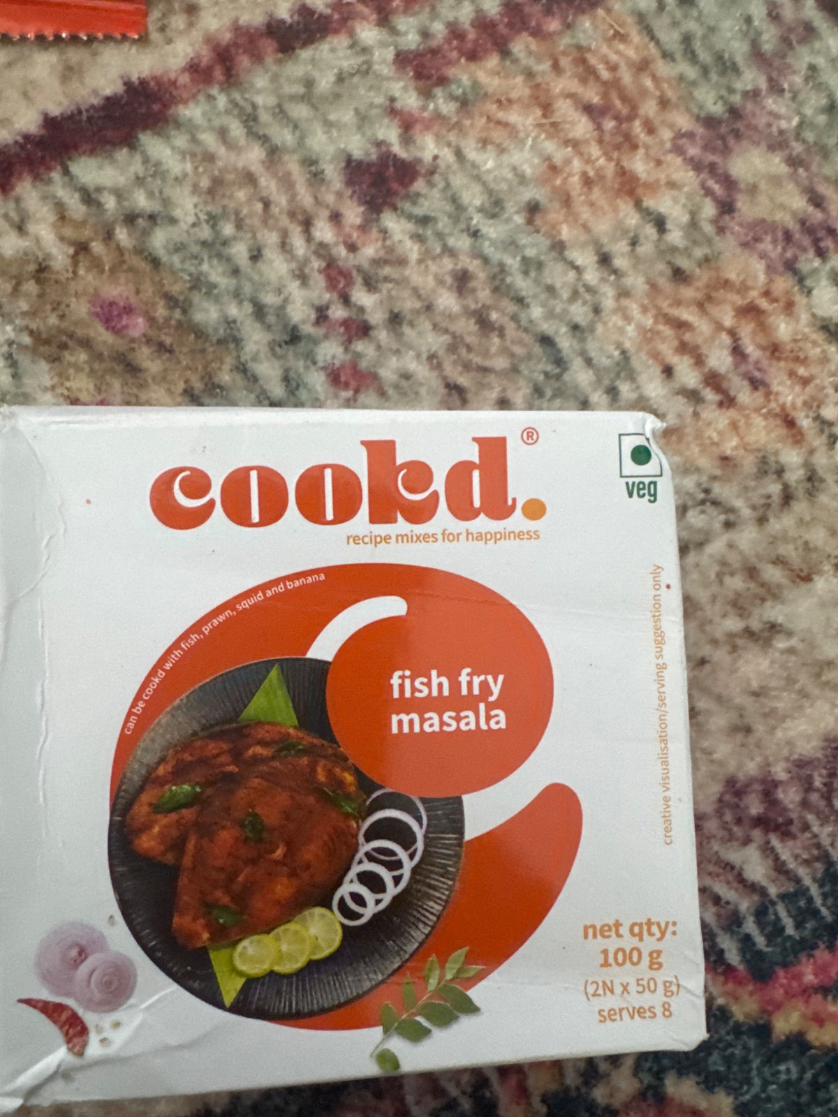 CookD Fish Fry Masala 100g