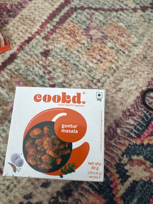 CookD Guntur Masala 50g