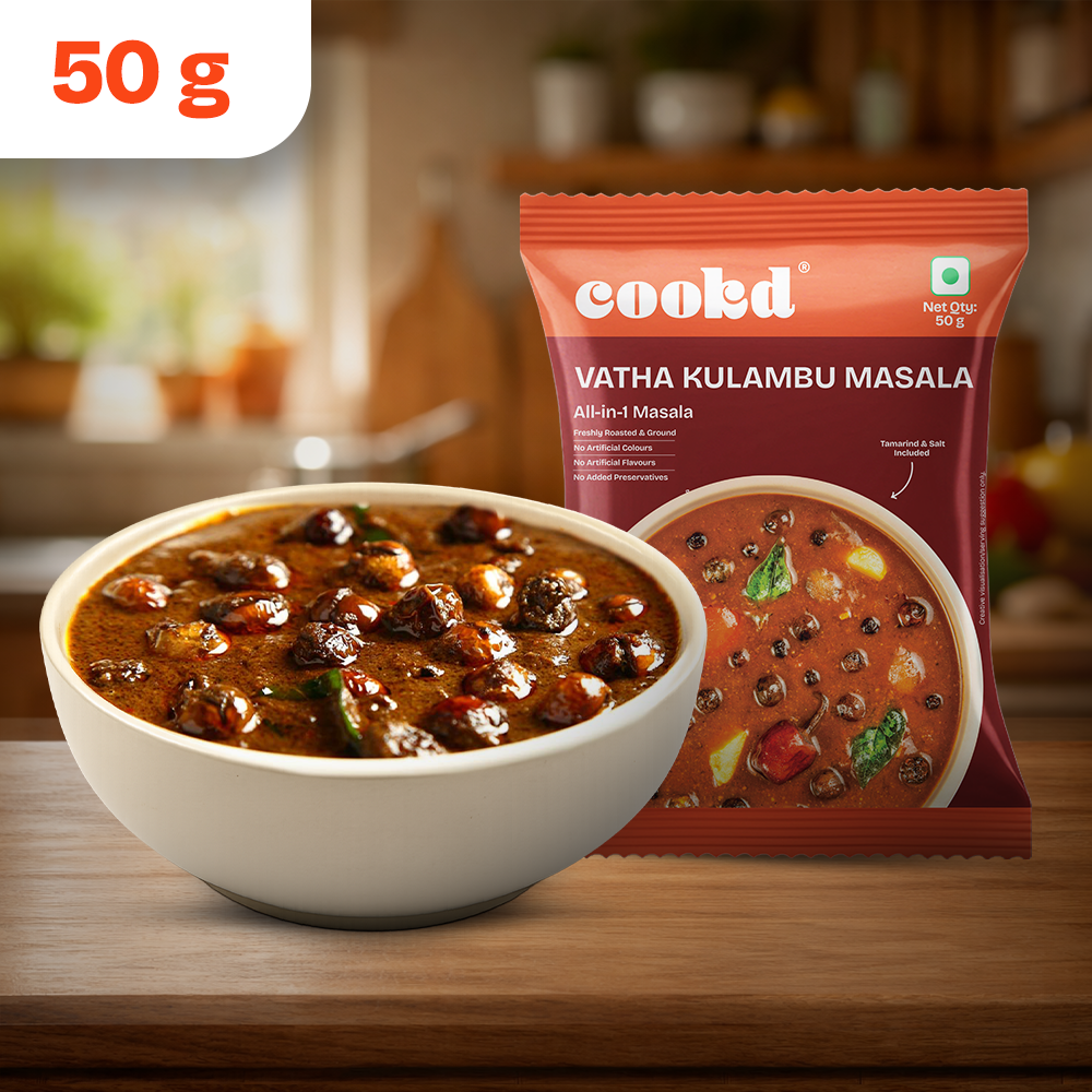 CookD Vatha Kulambu Masala 50g