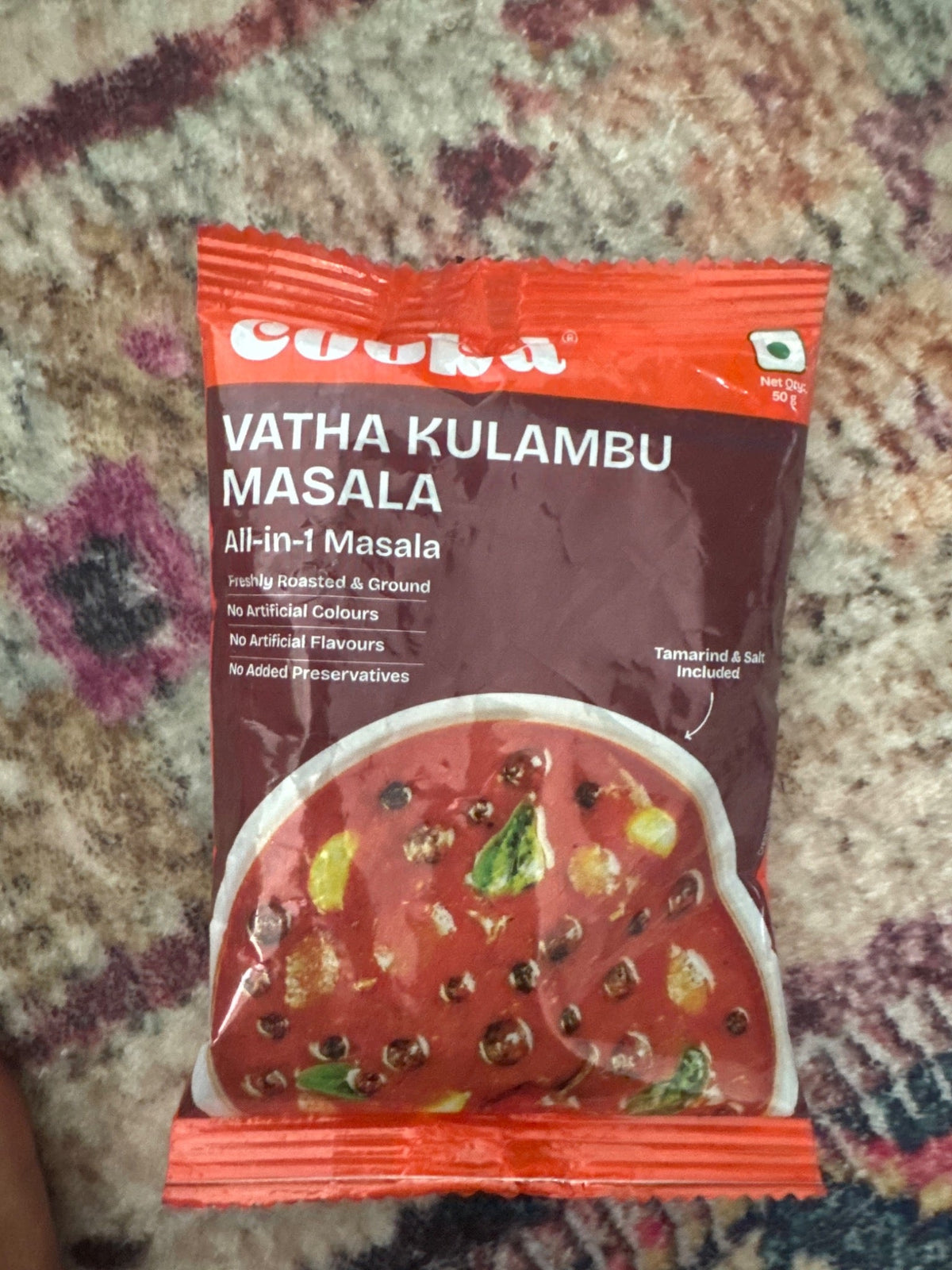 CookD Vatha Kulambu Masala 50g