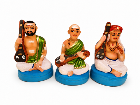 Sangeetha Mummoorthigal – Carnatic Musical Trinity Golu Set