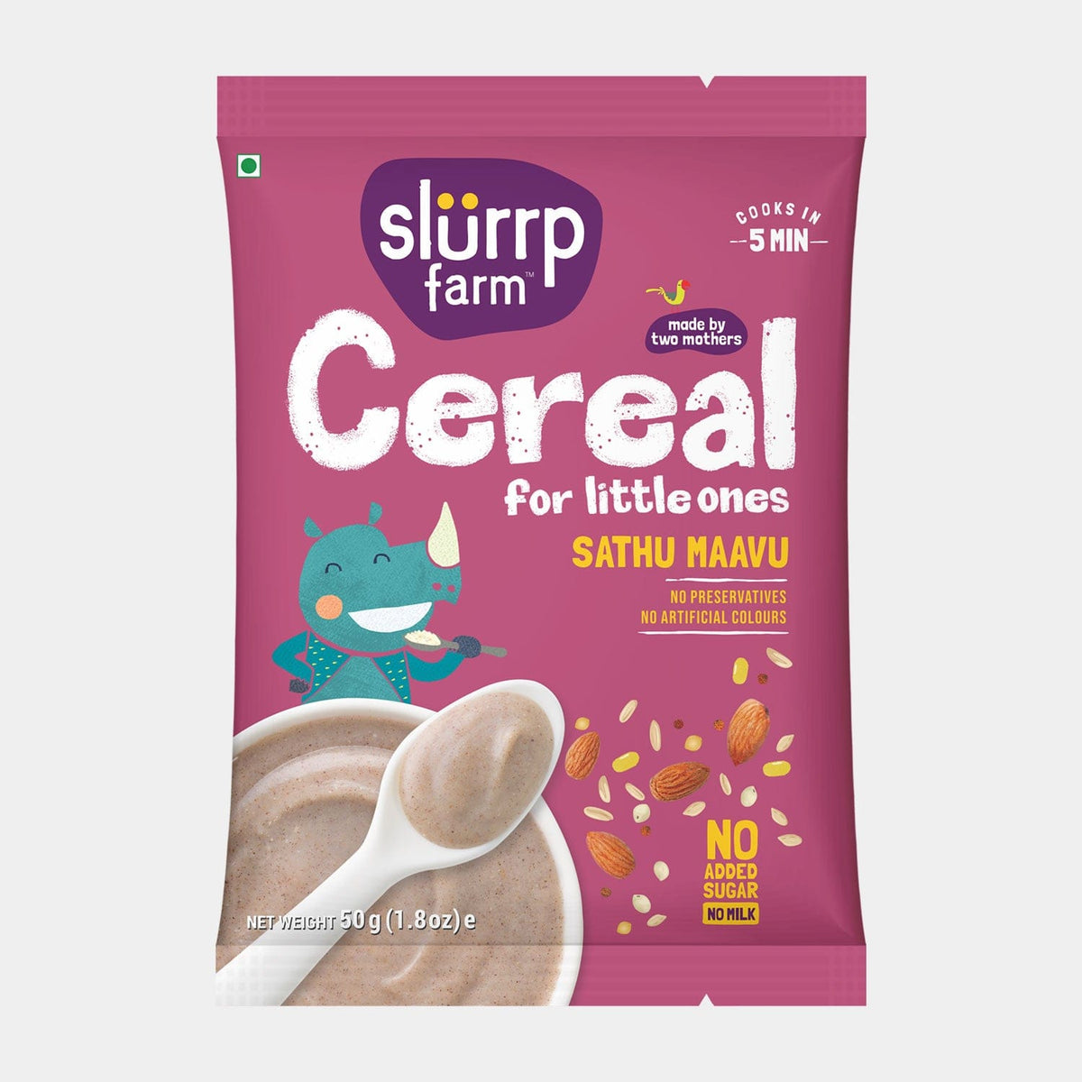 Slurrp Farm Sathu Maavu Cereal – Trial 50g