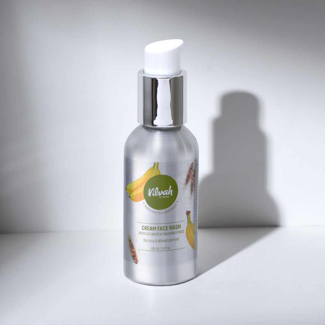 Vilvah Cream Face Wash 100ml – Fragrance Free